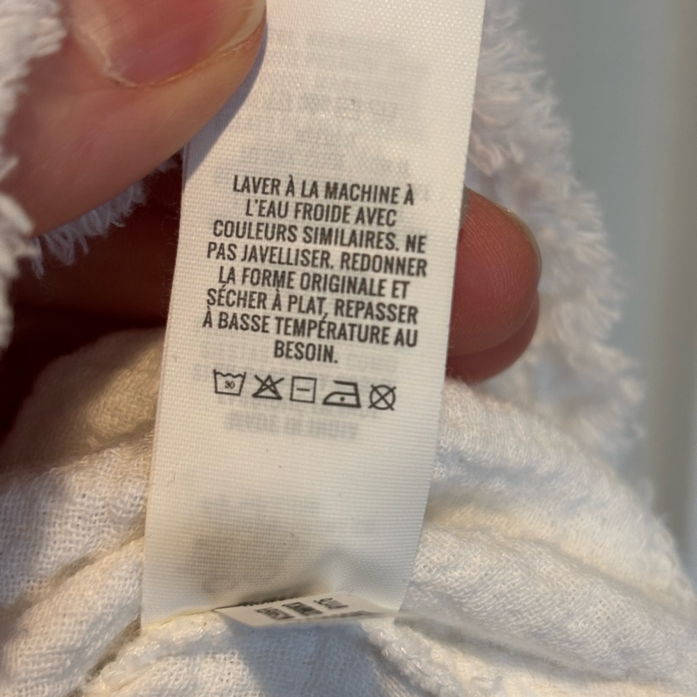 Aerie White Textured Shirt - Picture 6 of 7